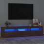 VidaXL -Tv-meubel-met-LED-verlichting-180x35x40-cm-bruineikenkleurig - Thumbnail 3