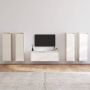 VidaXL -Tv-meubelen-5-st-massief-grenenhout-wit - Thumbnail 2