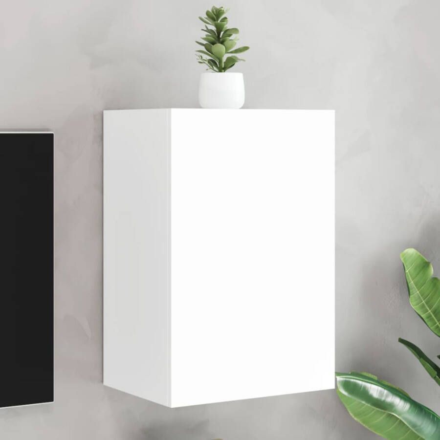 VidaXL -Tv-wandmeubel-40 5x30x60-cm-bewerkt-hout-wit - Foto 3