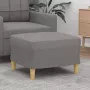VidaXL Voetenbank 60x50x41 cm stof donkergrijs - Thumbnail 5