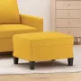 VidaXL Voetenbank 60x50x41 cm stof geel - Thumbnail 2
