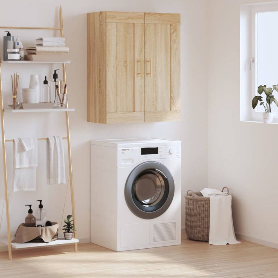 VidaXL -Wandkast-69 5x34x90-cm-bewerkt-hout-sonoma-eikenkleurig