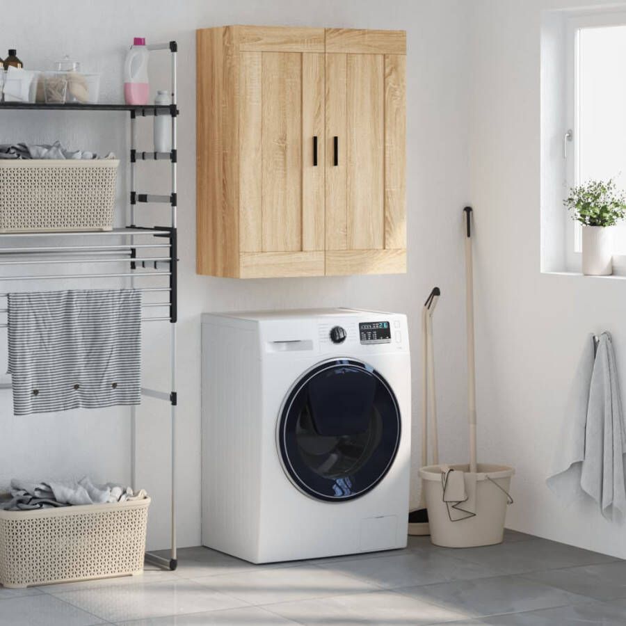 VidaXL -Wandkast-69 5x34x90-cm-bewerkt-hout-sonoma-eikenkleurig