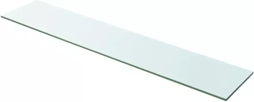 VIDAXL Wandschap transparant 100x20 cm glas