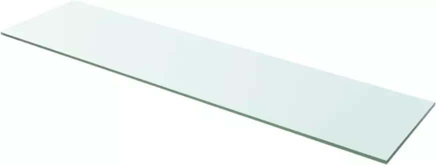 VIDAXL Wandschap transparant 100x25 cm glas - Foto 2