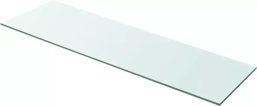 VidaXL Wandschap transparant 100x30 cm glas - Foto 2