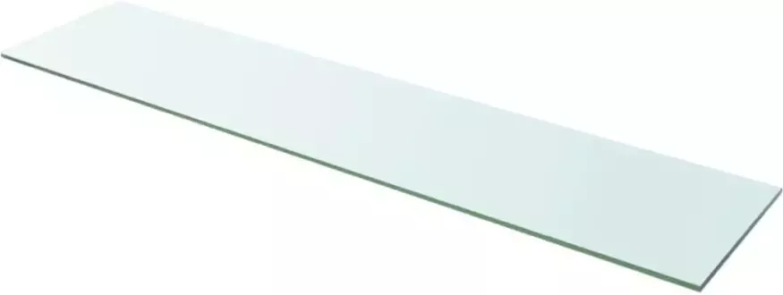 VIDAXL Wandschap transparant 110x25 cm glas - Foto 2