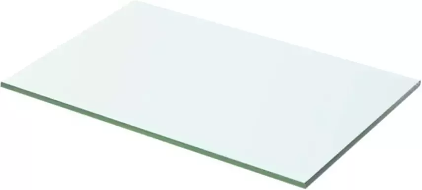 VIDAXL Wandschap transparant 50x25 cm glas - Foto 2