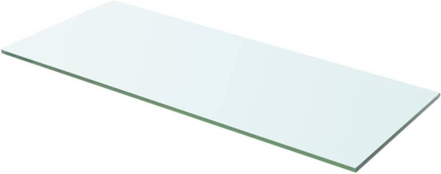 VIDAXL Wandschap transparant 60x20 cm glas - Foto 2