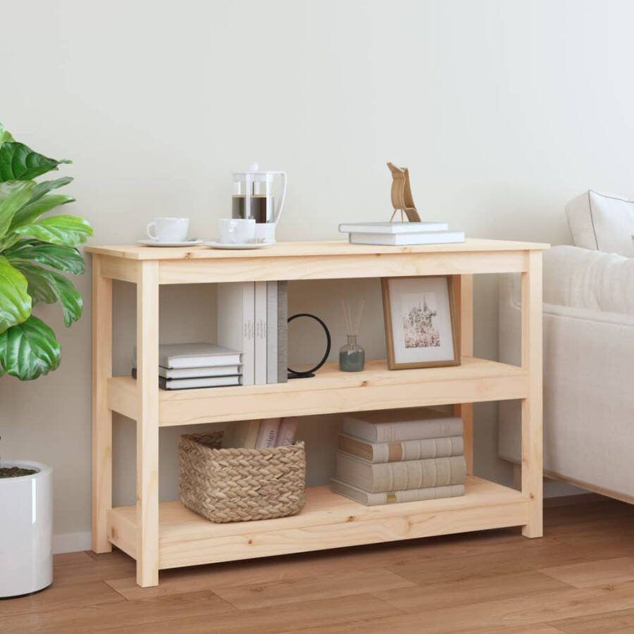 VidaXL -Wandtafel-110x40x74-cm-massief-grenenhout