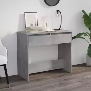 VIDAXL Wandtafel 89x41x76 5 cm staal betongrijs