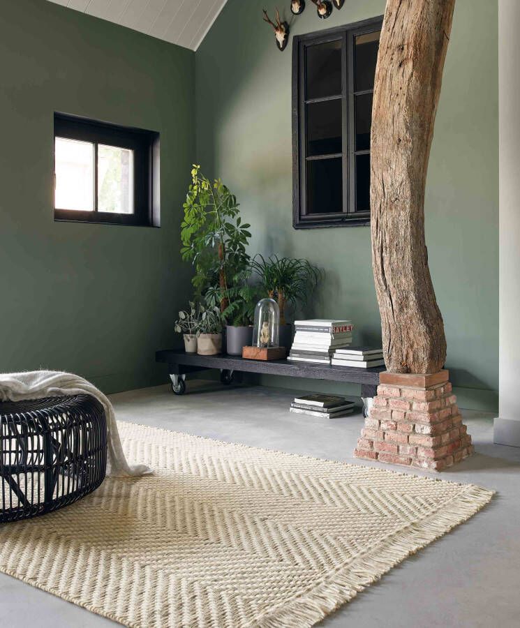 Brink & Campman Brink en Campman Atelier Twill 49201 Vloerkleed 160x230 Rechthoek Laagpolig Tapijt Modern Beige - Foto 1