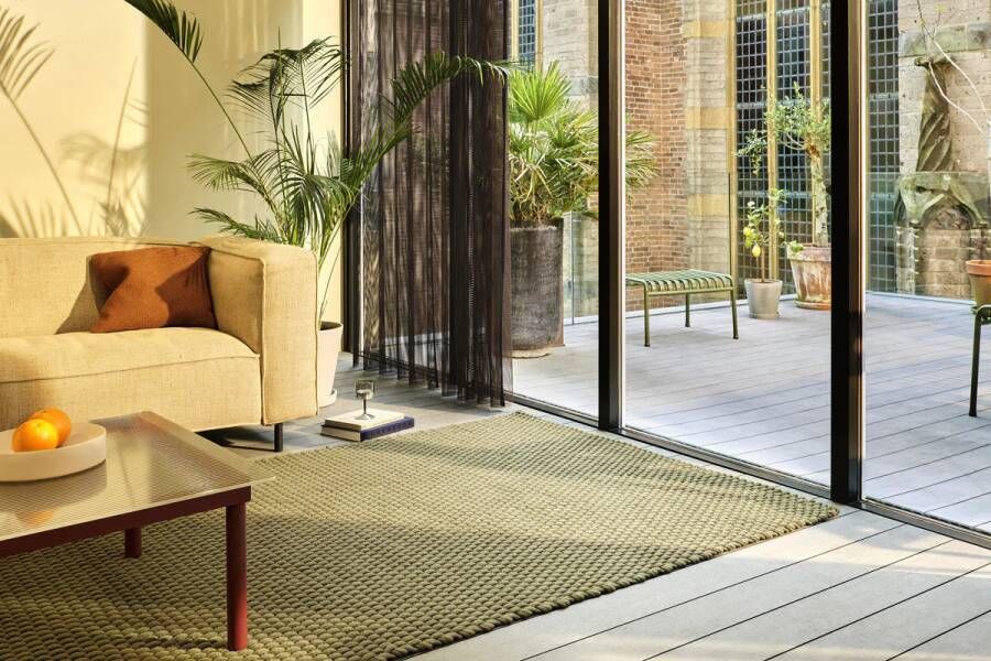 Brink & Campman Lace Thyme Pine 497207 Vloerkleed 160 x 230 cm Green Rectangular PET Living room Kitchen Terrace Plain In & Outdoor - Foto 2