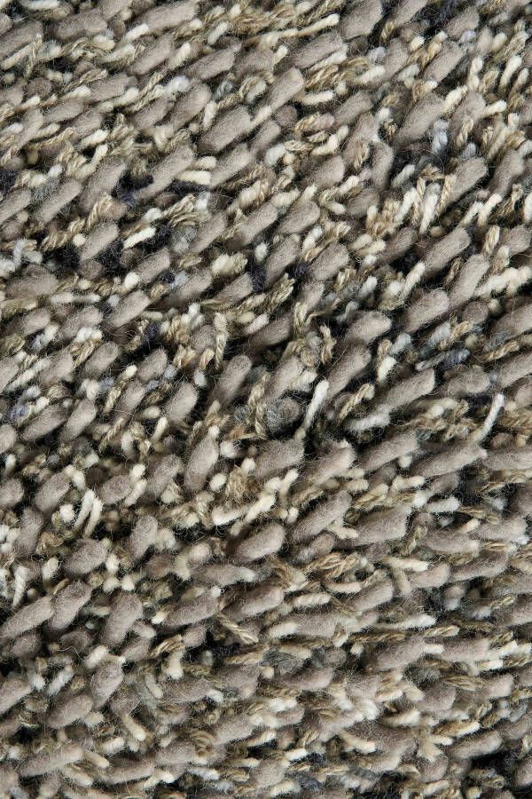 Brink & Campman Brink en Campman Quartz 67105 Rond Vloerkleed 250 rond Laagpolig Rond Structuur Tapijt Modern Bruin Grijs - Foto 2