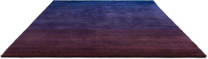 Brink & Campman Shade Low Blue Aubergine 010118 Vloerkleed 170 x 240 cm Blue Rectangular Wool Dining room Living room Gradation Modern - Foto 2
