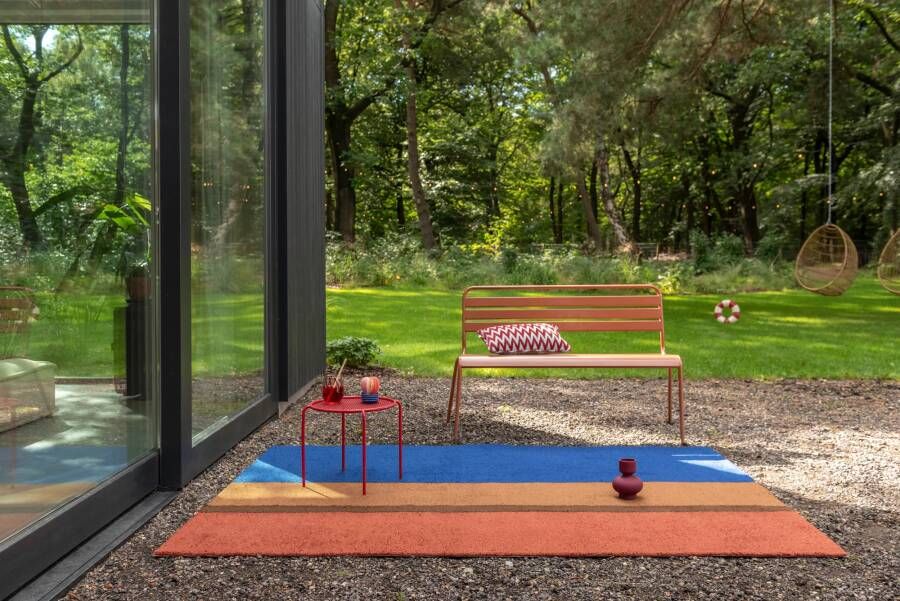 Brink en Campman Vloerkleed Festival Stripe Blue