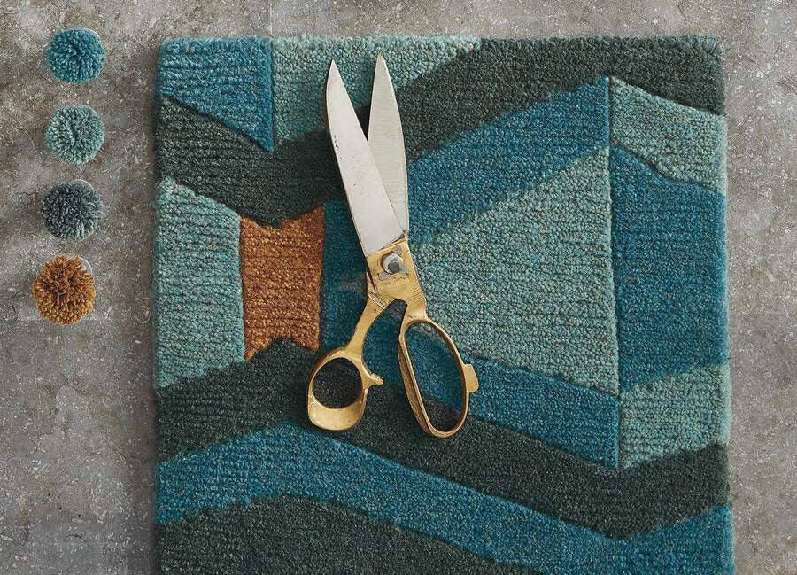 Brink & Campman Brink en Campman Yara Artdeco 33508 Vloerkleed 250x350 Rechthoek Laagpolig Tapijt Modern Blauw Bruin - Foto 2