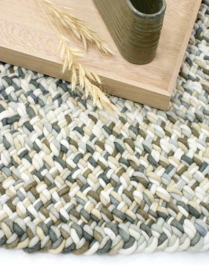 De Munk Carpets Intorno 04 200 rond Vloerkleed