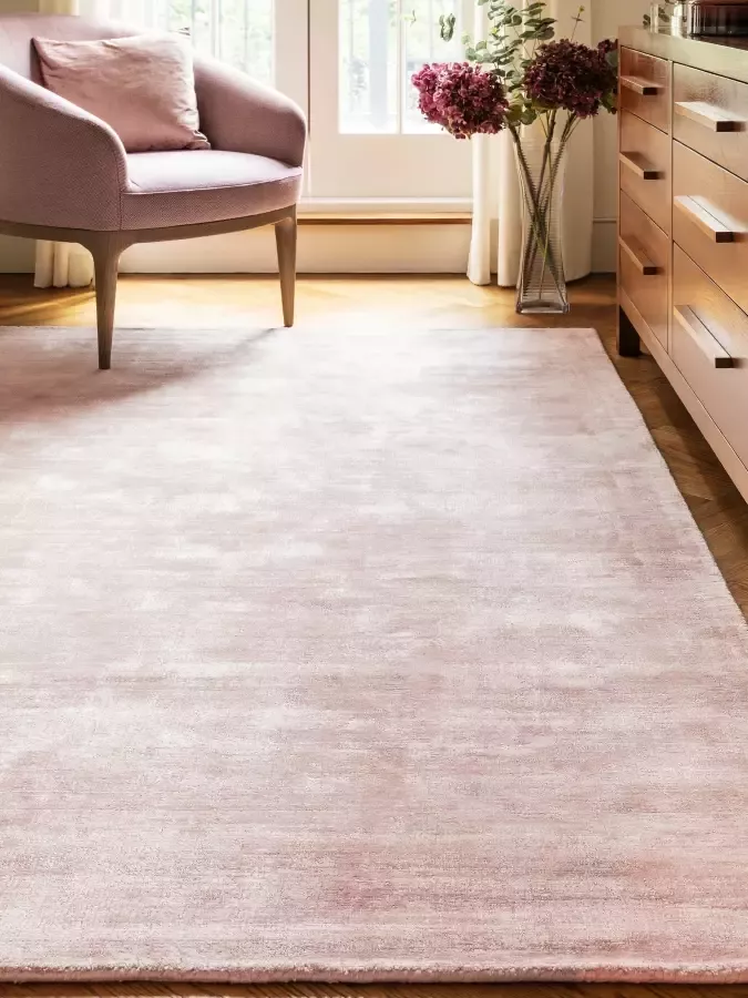 Eazy Living Easy Living Blade-Rug-Pink Vloerkleed 160x230 Rechthoek Laagpolig Tapijt Klassiek Roze