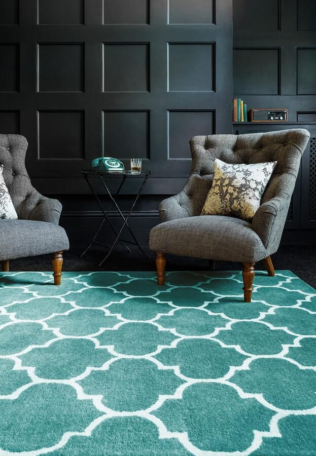 Easy Living Vloerkleed Albany Ogee Duck Egg