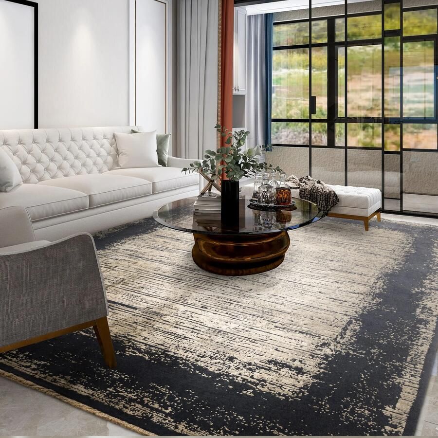 Easy Living Vloerkleed Elodie Black Champagne