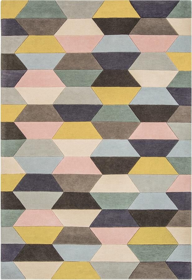 Easy Living Vloerkleed Funk Honeycomb Pastel