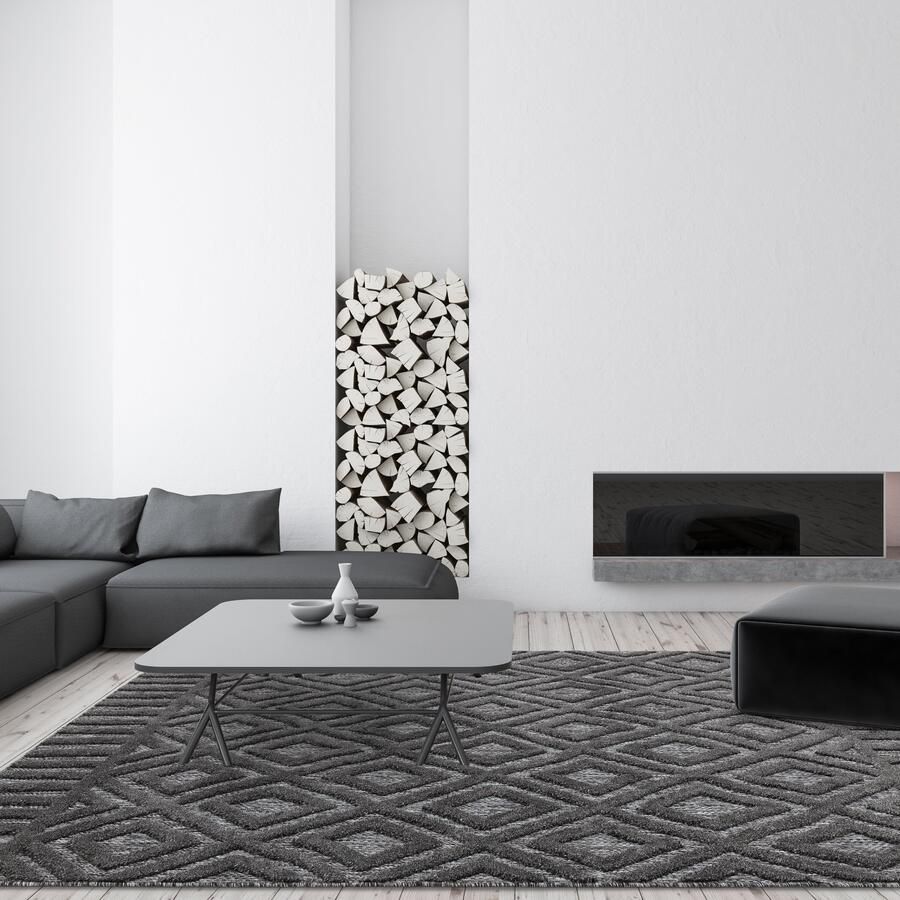 Easy Living Vloerkleed Salta SA02 Charcoal Diamond
