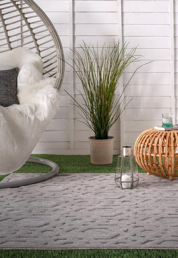 Easy Living Vloerkleed Salta SA03 Silver Geometric