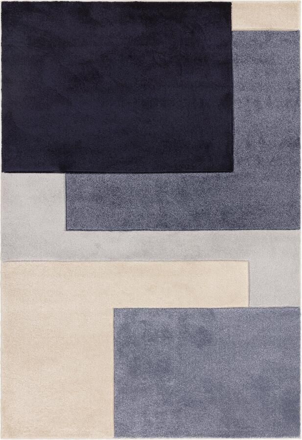 Easy Living Vloerkleed Sketch SK13 Blocks Blue