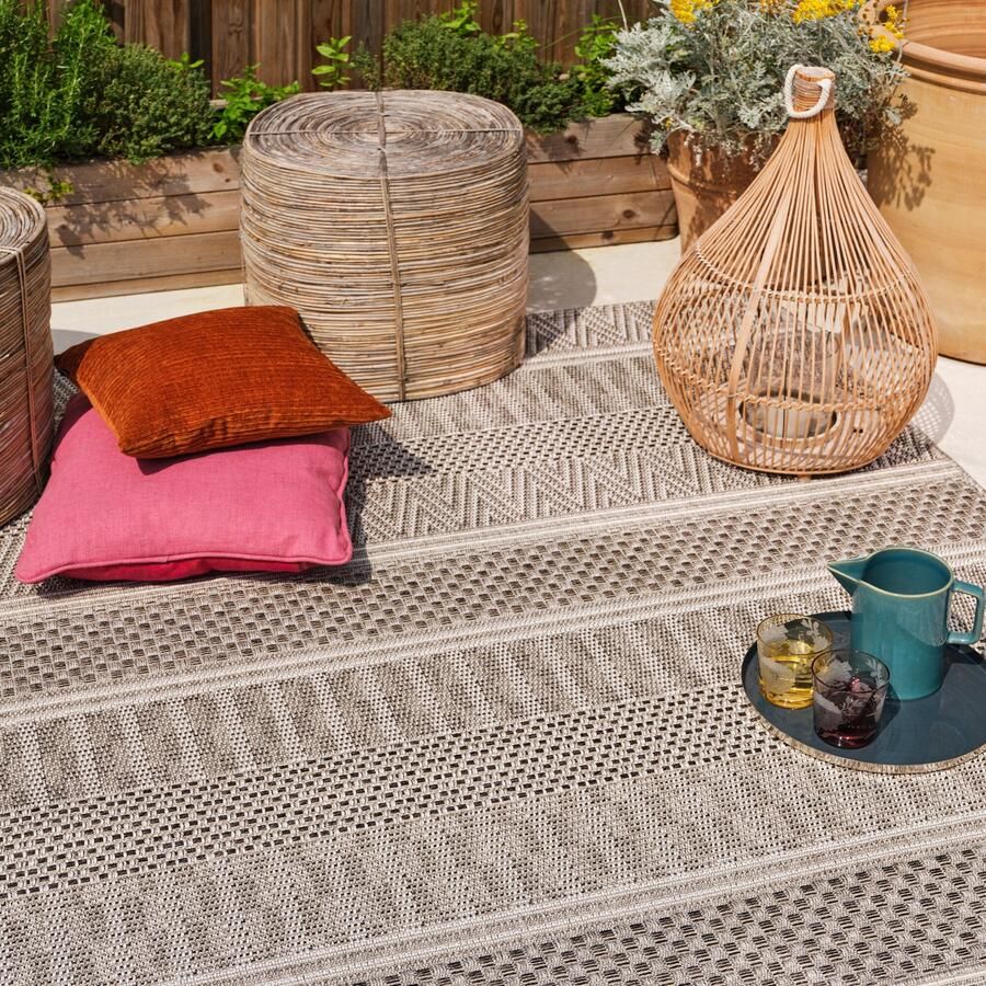 Easy Living Vloerkleed Varanda VA04 Natural Stripe