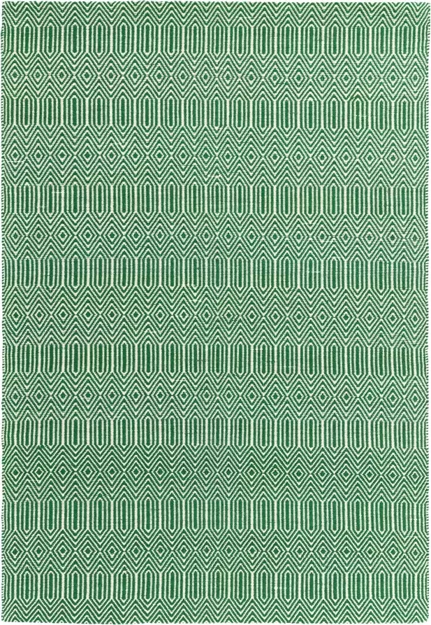 Eazy Living Easy Living Sloan-Green Vloerkleed 160x230 Rechthoek Laagpolig Tapijt Modern Groen Wit - Foto 2