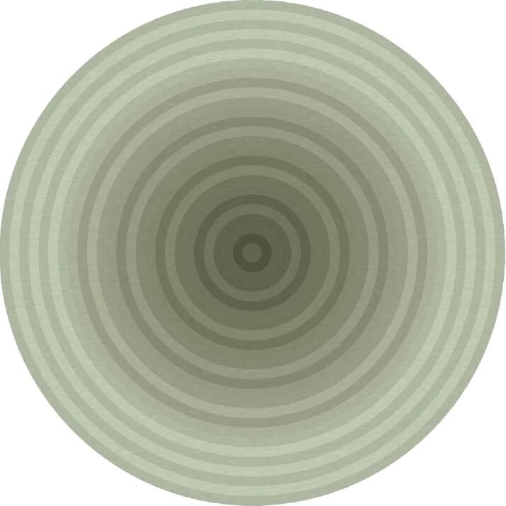 Ferreira de Sa Gesture Oyster 200 cm rond Vloerkleed