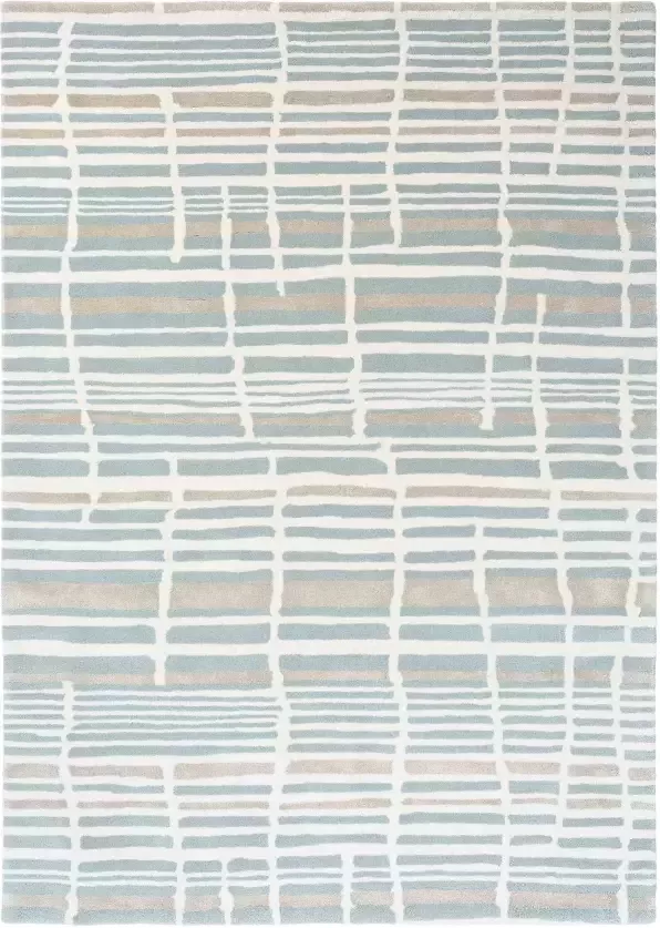 Florence Broadhurst Tortoiseshell Stripe 39808 Vloerkleed 120x180 Rechthoek Laagpolig Tapijt Landelijk Meerkleurig - Foto 2