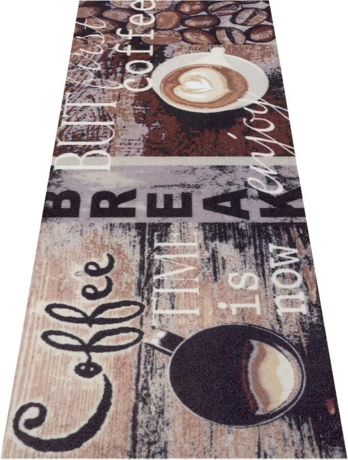 Hanse Home Cook & Clean Anti-Slip Runner Enjoy Coffee Break 50x150 cm