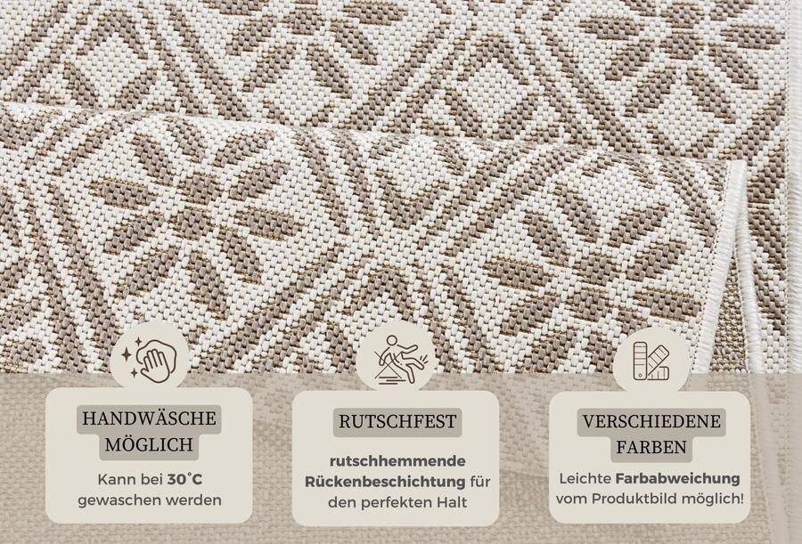 Hanse Home design kitchen runner flat-woven Creation 80x200 cm