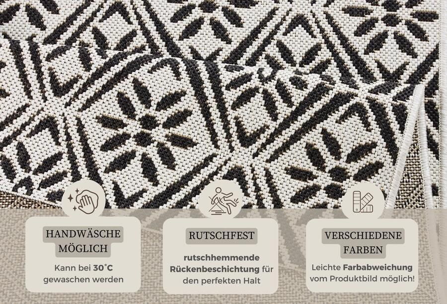 Hanse Home design kitchen runner flat-woven Creation 80x200 cm