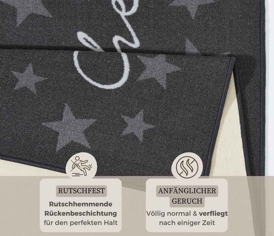 Hanse Home Design Velours Kitchen Runner Star-Kitchen 67x180 cm