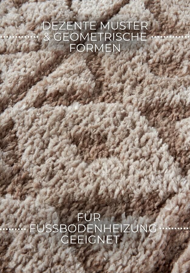 Hanse Home Elle Decoration Gallery High Pile Carpet Itinerance Beige 120x170 cm