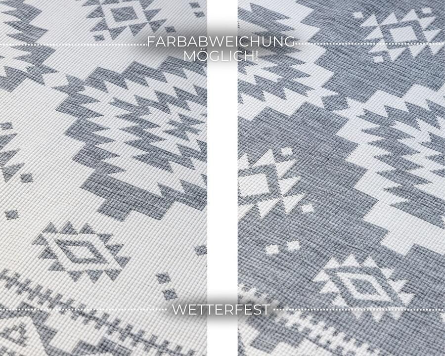 Hanse Home Elle Decoration Gemini In- and Outdoor Reversible Rug Dynamic Silver 120x170 cm