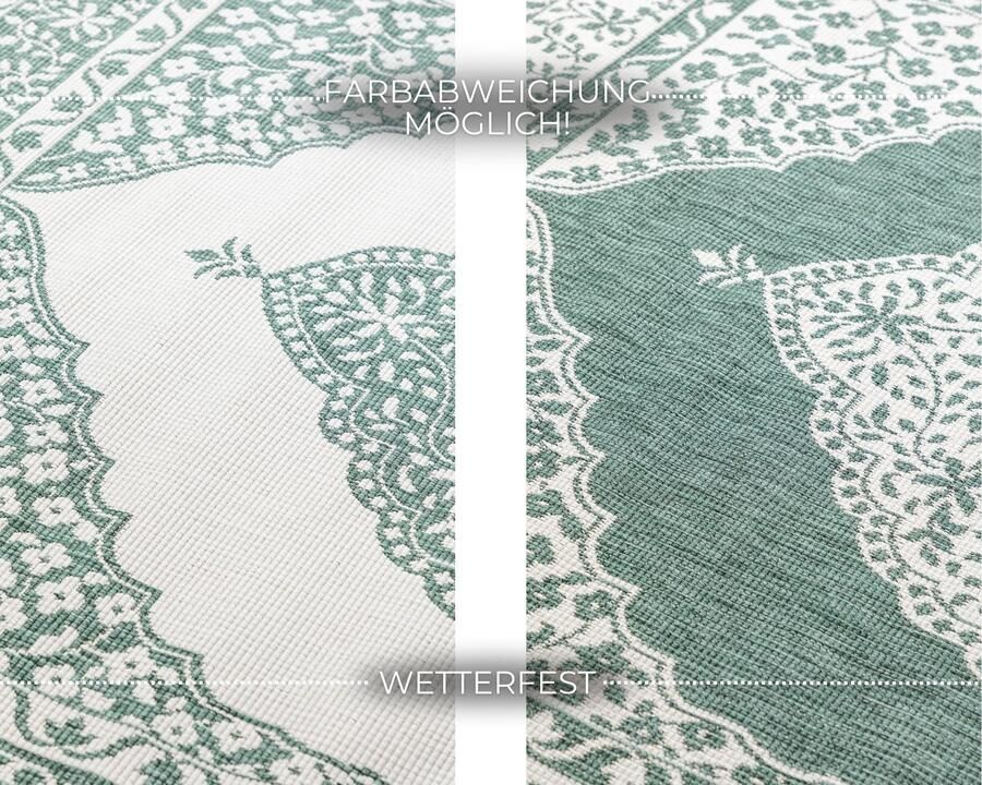 Hanse Home Elle Decoration Gemini In- and Outdoor Reversible Rug Meekly Green 120x170 cm