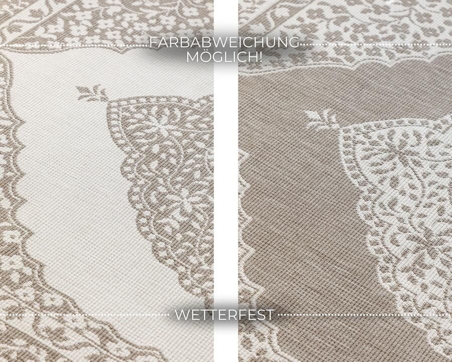 Hanse Home Elle Decoration Gemini In- and Outdoor Reversible Rug Meekly Linen 120x170 cm