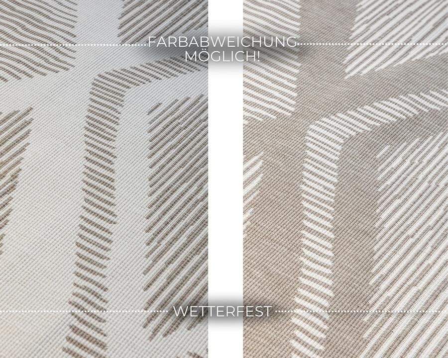 Hanse Home Elle Decoration Gemini In- and Outdoor Reversible Rug Rhombus Linen 120x170 cm