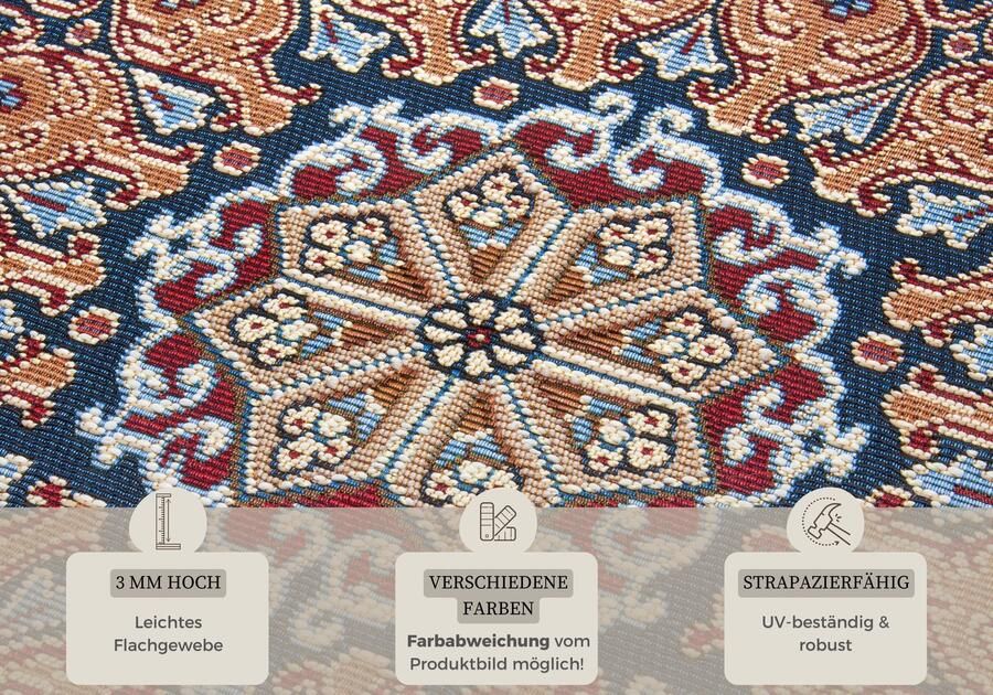 Hanse Home In- & Outdoor Carpet Kadi Creame Red 200x285 cm