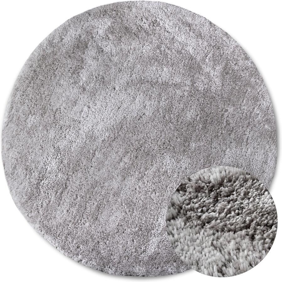 Hanse Home Myk High Pile Rug Olaf Light Grey 160x230 cm