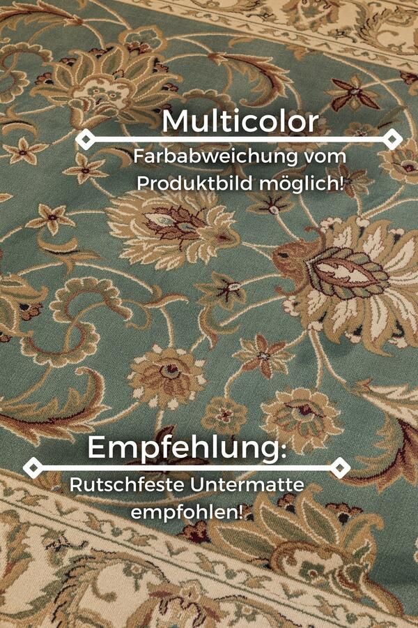 Hanse Home Nouristan Herat Oriental Rug Harirud Mint 120x170 cm