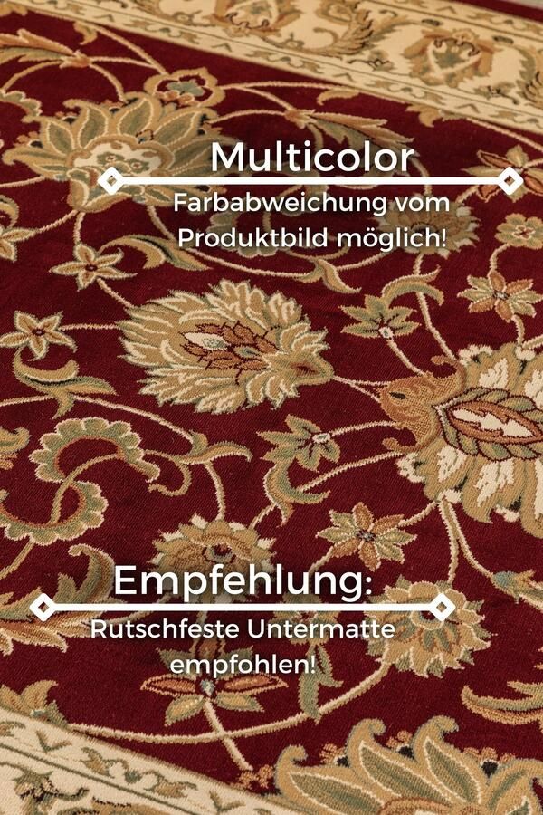 Hanse Home Nouristan Herat Oriental Rug Harirud Red 120x170 cm