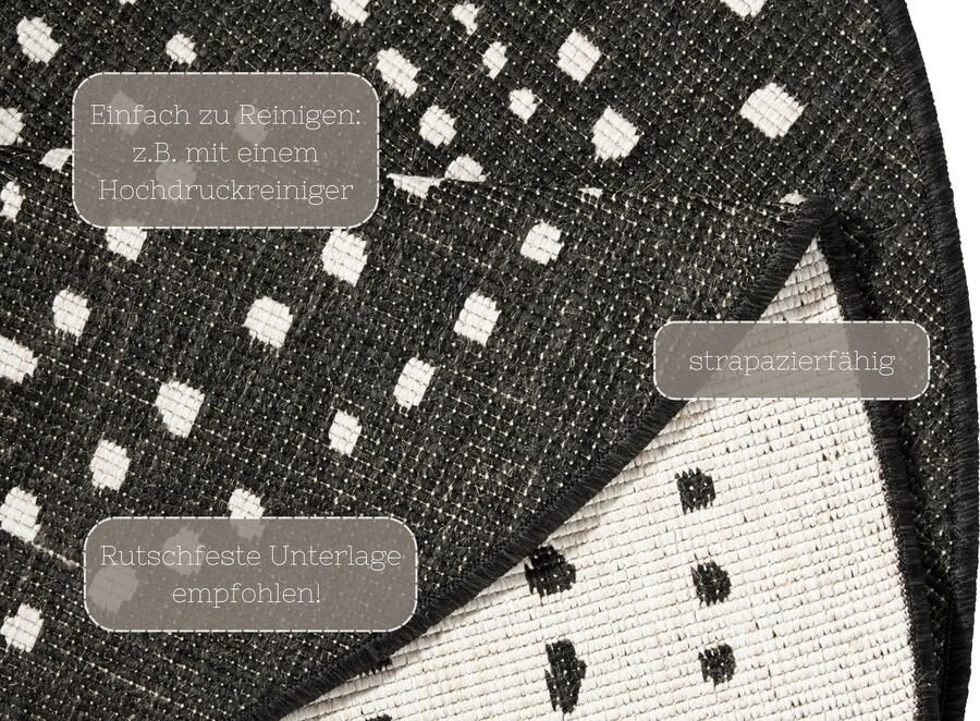 Hanse Home Reversible carpet In-& Outdoor Bali 140 cm