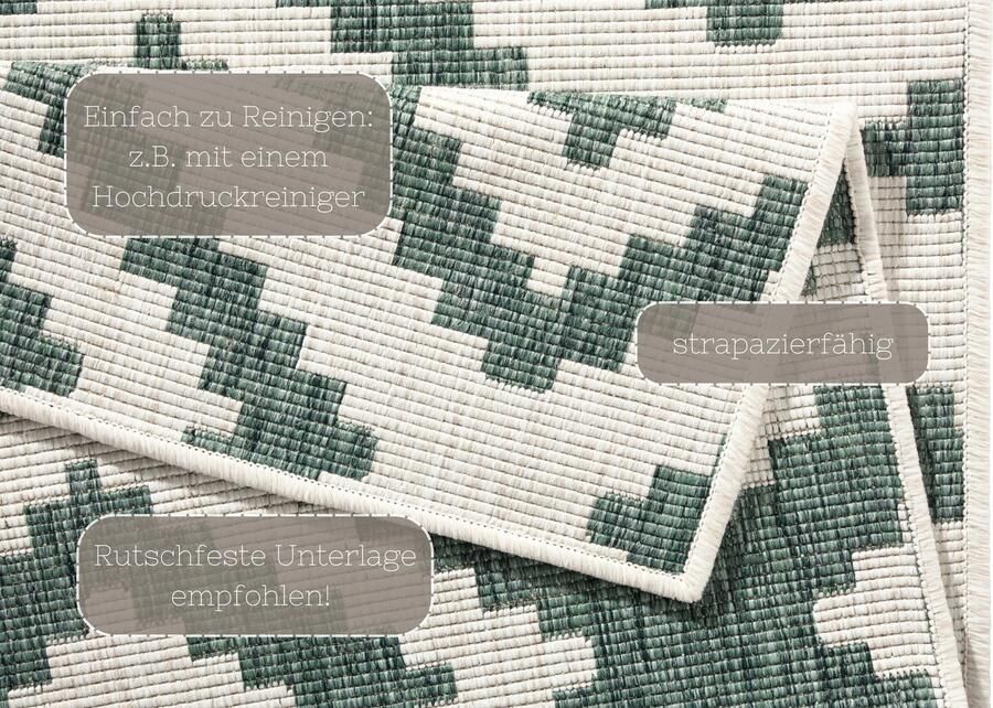 Hanse Home Reversible carpet In-& Outdoor Malta 120x170 cm