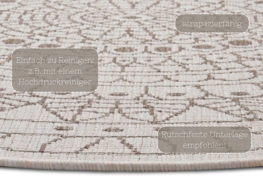 Hanse Home Reversible carpet In-& Outdoor Porto 240 cm