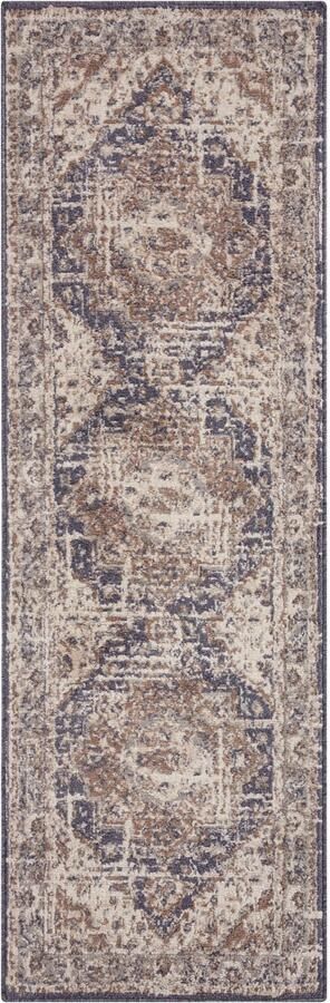 Hanse Home Terrain Designer Shortpile Rug Sand Creme Blue 200x280 cm